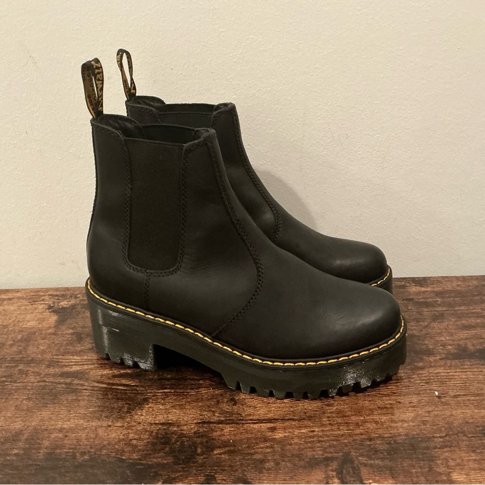 Dr. Martens Black Leather Ankle Boots - Picture 7 of 7